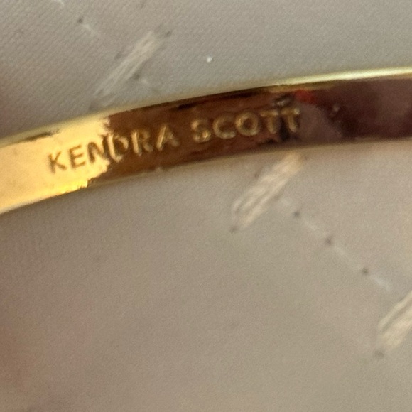 Kendra Scott Black and Gold Cuff Bracelet - Picture 3 of 5